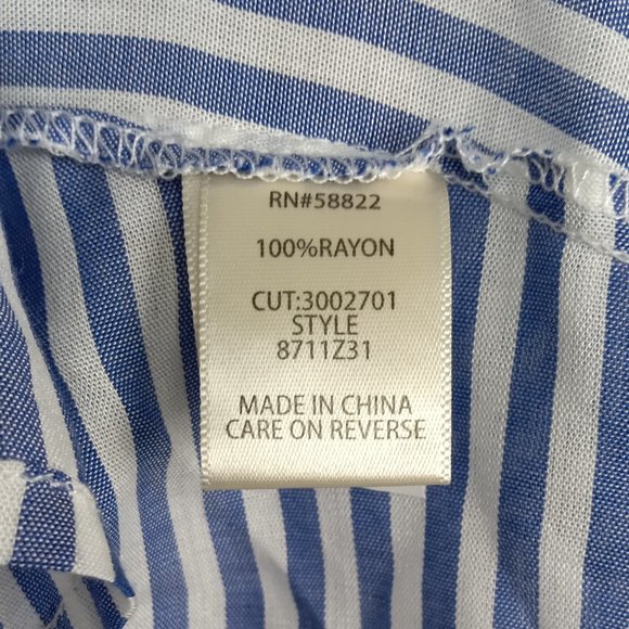 Max Studio Button Down Long Sleeve Button-Fold Shi - Picture 4 of 7